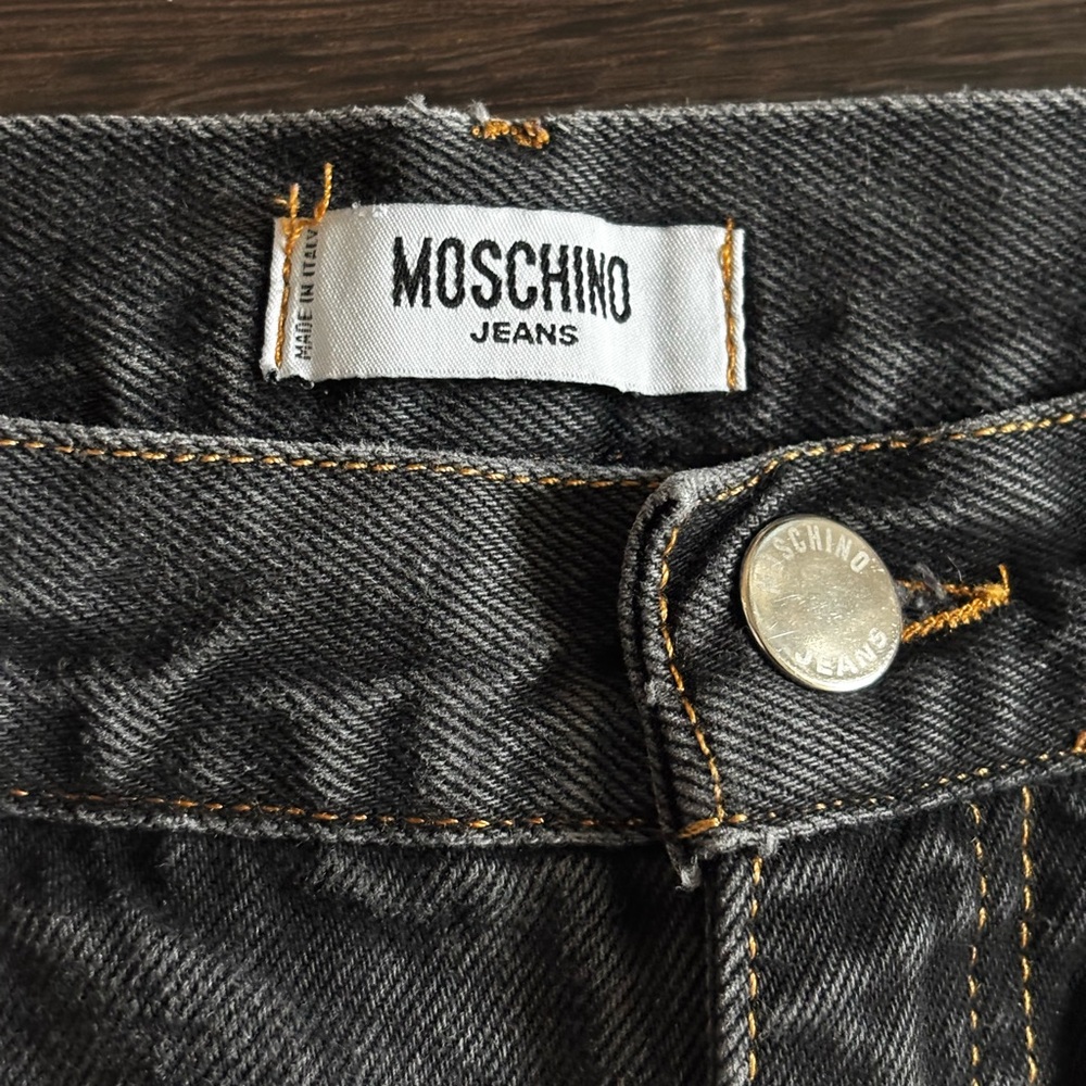 Moschino Women's Straight Leg Jeans - Black